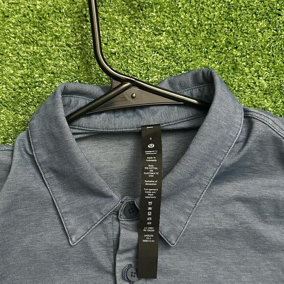 Lululemon Cyan Button-Up Shirt - Picture 6 of 6